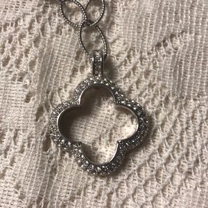 Park lane silver statement necklace